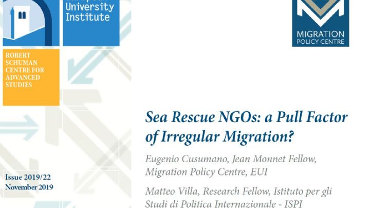 Salvar migrantes no provoca un 'efecto llamada”: estudio europeo