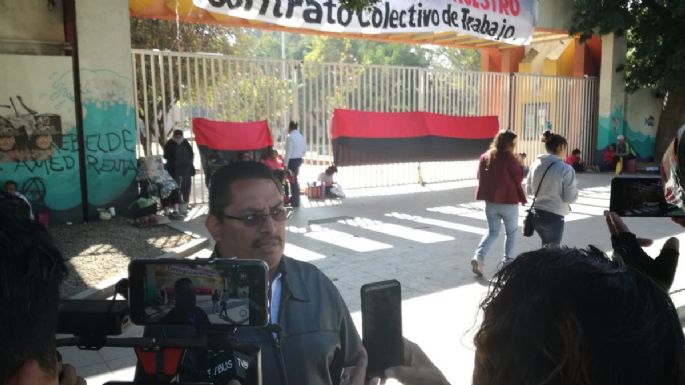 Inicia huelga de trabajadores sindicalizados de la UABJO