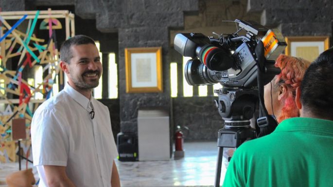 Marco Rountree interviene el Museo Anahuacalli