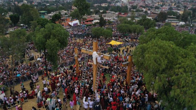 La Pasión de Cristo en Iztapalapa, San Andrés Tetepilco y el Reclusorio Norte