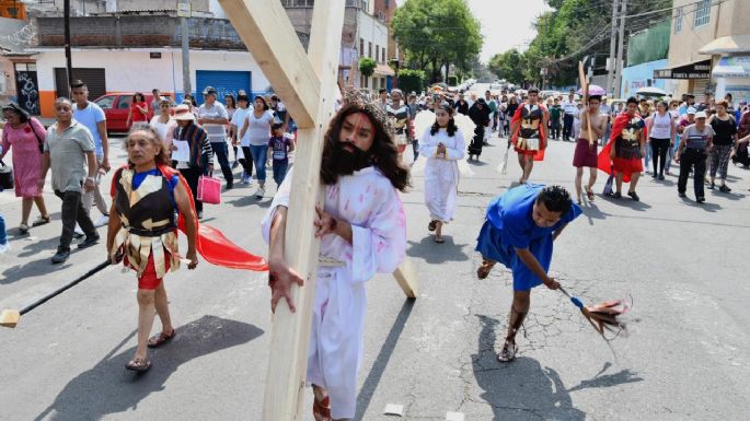 La Pasión de Cristo en Iztapalapa, San Andrés Tetepilco y el Reclusorio Norte