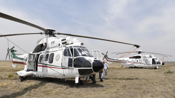 El 'tianguis" 4T: helicópteros antihuachicol, aviones no aeronavegables, unidades con medio siglo de antigüedad...