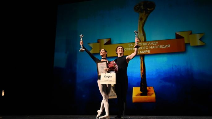 La bailarina Elisa Carrillo recibió el "Premio Alma de la Danza 2019" en Rusia