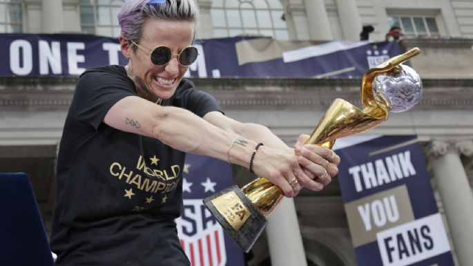 Megan Rapinoe, la capitana que criticó a Trump y rechazó ir a la Casa Blanca