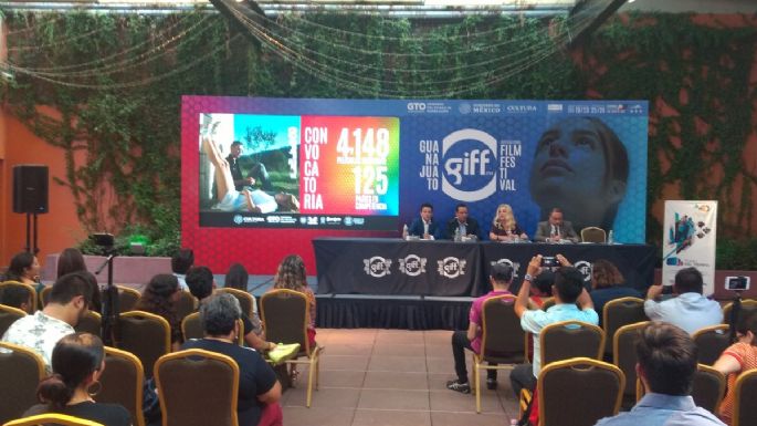 Terry Gilliam, Gus Van Sant, José Carlos Ruiz y Yalitza Aparicio, en la 22 edición del GIFF