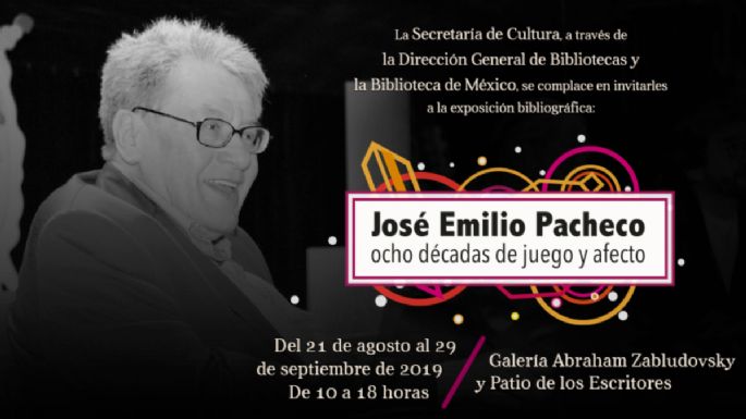 El mundo de José Emilio Pacheco, en la Biblioteca de México