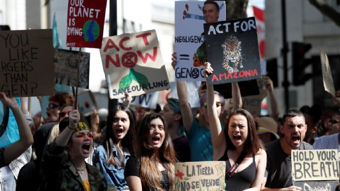 "Salven la Amazonia", corean desde Londres a Lisboa