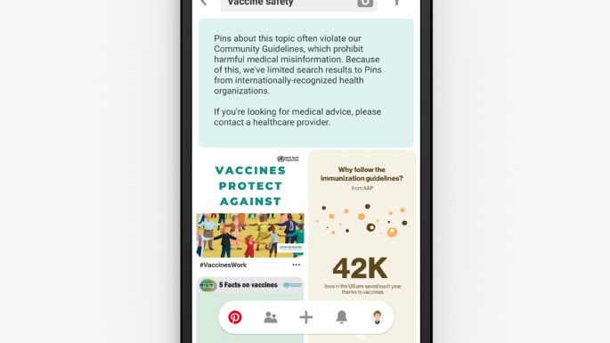 Pinterest se vacuna contra la información falsa