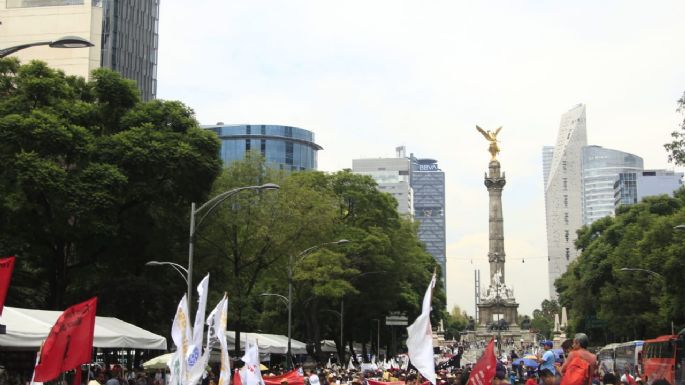 Organizaciones campesinas marchan y exigen diálogo con AMLO