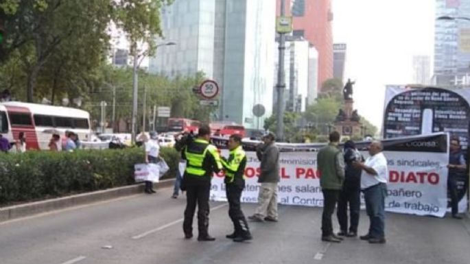 En la CDMX, trabajadores de Liconsa-Hidalgo exigen reinstalación de compañeros despedidos