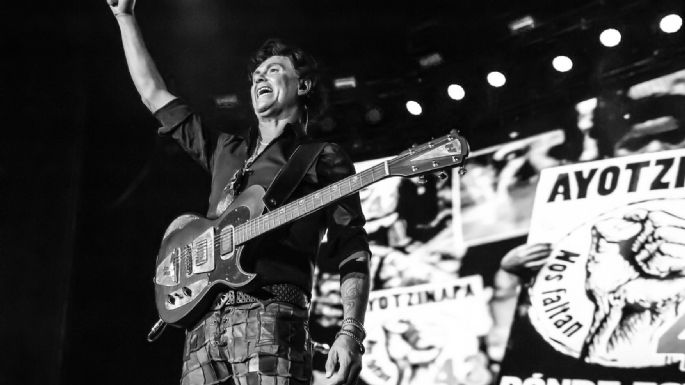 Caifanes dedican concierto a los estudiantes de Ayotzinapa