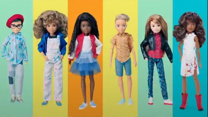 Mattel lanza muñecas de "género inclusivo"; su precio es de 30 dólares