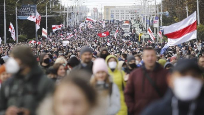 Bielorrusia: detienen a 194 personas en nueva protesta contra el gobierno de Lukashenko