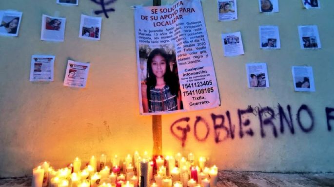 Ayelín Iczae, de 13 años, fue hallada muerta a 400 metros de su casa en Tixtla
