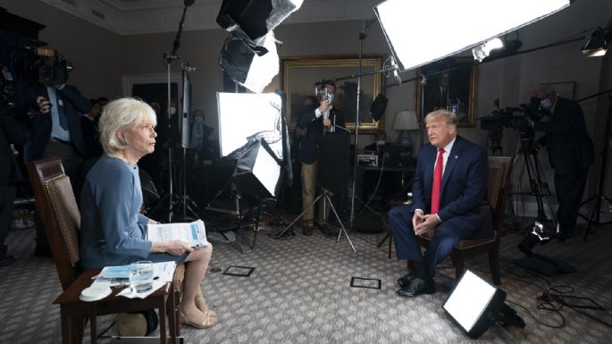 Trump publica una entrevista antes de que la transmita CBS para criticar su "sesgo"