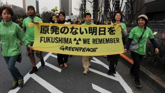 Greenpeace teme enfermedades genéticas por agua de Fukushima