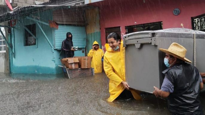 Medio millón de personas afectadas por lluvias en Tabasco