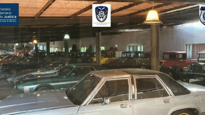 La FGJCDMX asegura 41 autos clásicos en casa de Raymundo Collins en Tequesquitengo