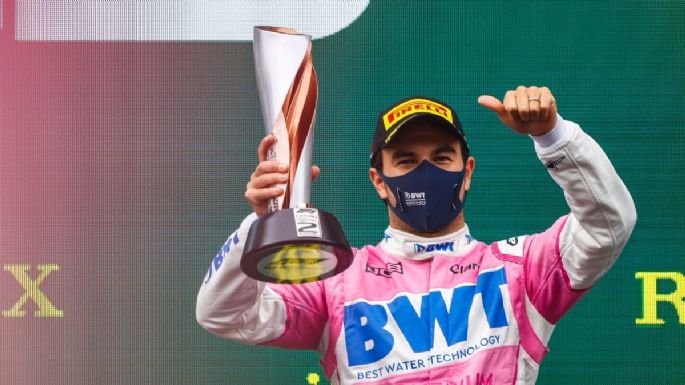 "Checo" Pérez sube al podio en el Gran Premio de Turquía