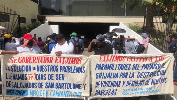 Chiapas: Indígenas desplazados exigen gestiones para retornar a sus tierras