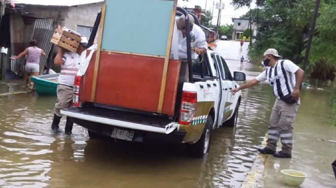 Lluvias torrenciales dejan afectaciones en al menos 7 municipios de Chiapas