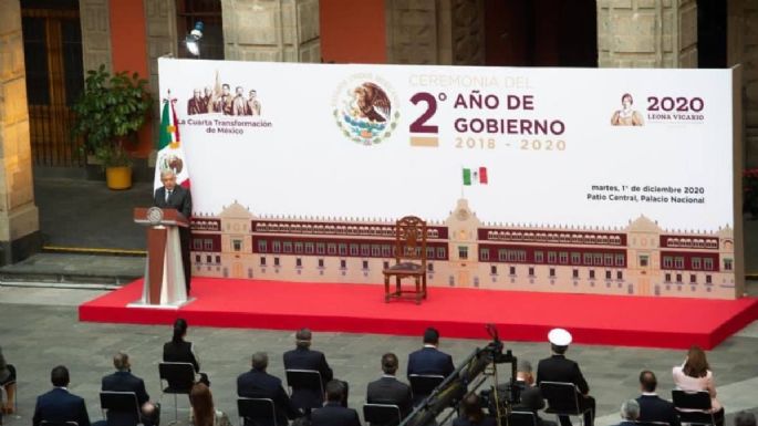 AMLO en informe por segundo año de 4T: Hay bases sentadas, pero no todo es perfecto