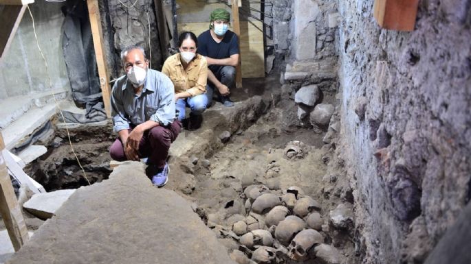 Sigue sorprendiendo el Templo Mayor: hallan 119 cráneos del Huei Tzompantli de Tenochtitlan