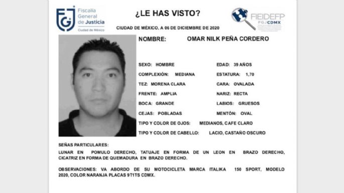 Hallan muerto en Morelos al repartidor de Uber Eats desaparecido en la CDMX
