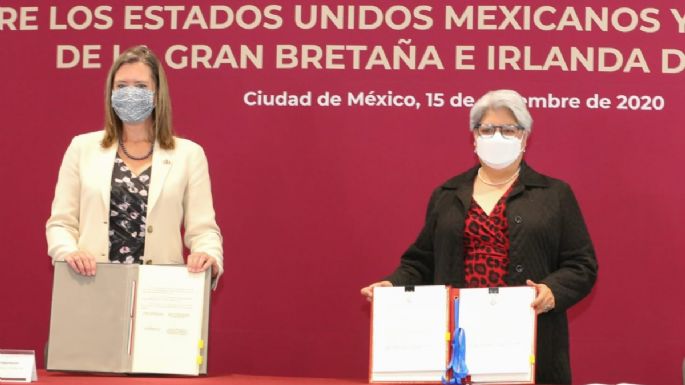 México y Reino Unido firman acuerdo de continuidad comercial tras el Brexit