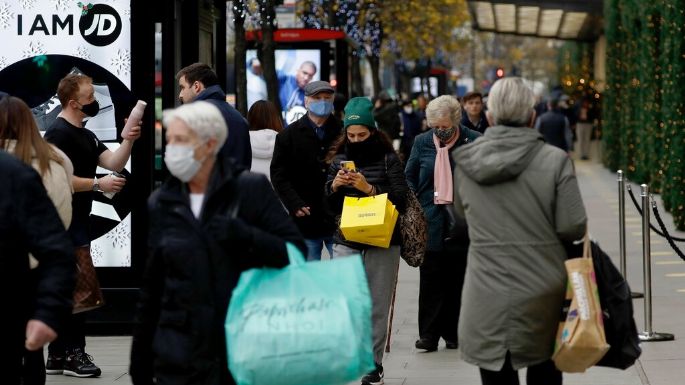 Reino Unido bate récord de nuevos contagios con casi 58 mil casos en un solo día