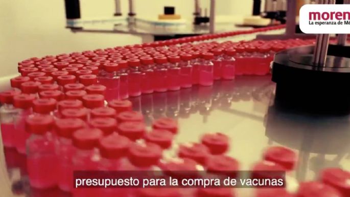 El INE descarta retiro del spot de Morena en el que se promueve con la vacuna
