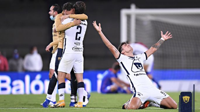 Pumas hace la hazaña ante Cruz Azul y se enfrentará al León en la Final