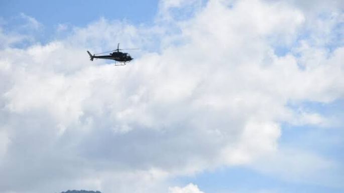 Disparan desde tierra a helicóptero de la Policía de Morelos; hay un agente herido