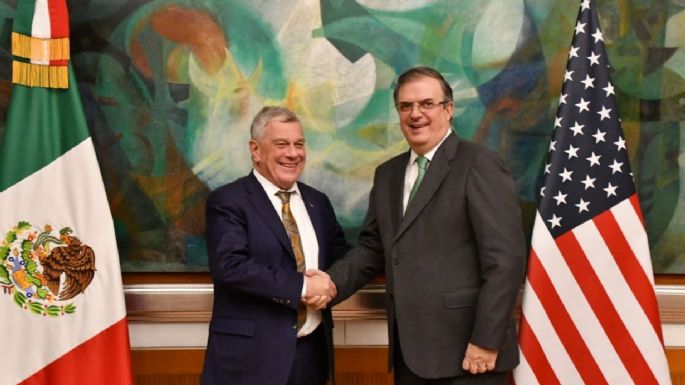 Ebrard analizó con subsecretario de EU tráfico de armas y T-MEC: SRE