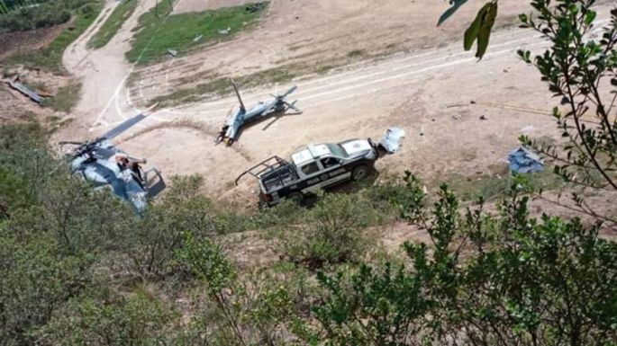Se desploma helicóptero Black Hawk de la Marina en Veracruz