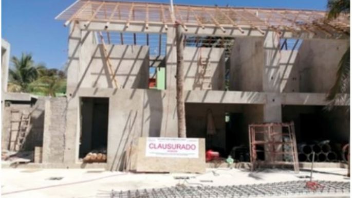 Profepa clausura construcción de hotel en Zipolite