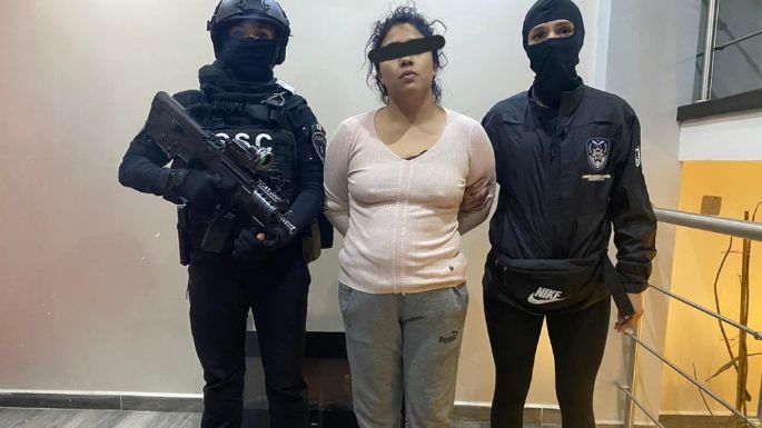 CDMX: detienen en Tláhuac a 'La Negra”, hija de 'El Ojos”