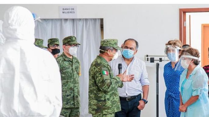 Hospital militar reconvertido en Guerrero, sin área de terapia intensiva para pacientes covid