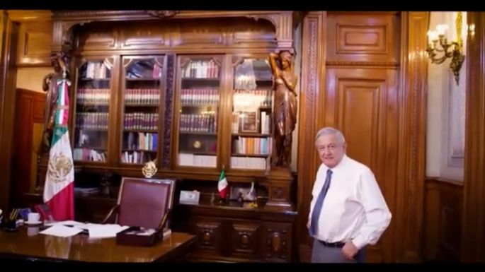 AMLO recorre Palacio Nacional… para Epigmenio Ibarra (Video)