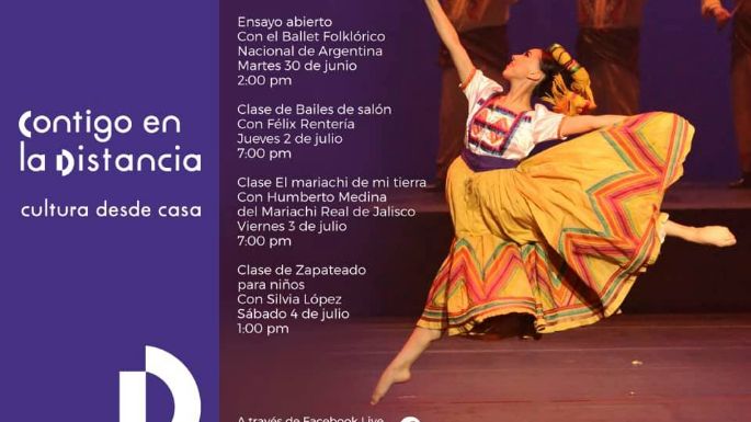 Ballet Folklórico de Amalia Hernández ofrecerá clases en vivo vía Facebook