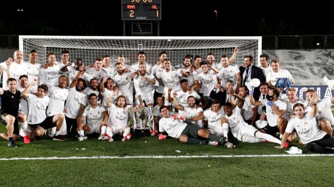 El Real Madrid se alza campeón de la liga española