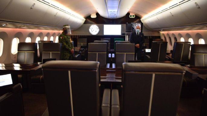 El avión presidencial, para viajar a todo lujo
