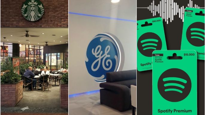 Starbucks, General Electric y Spotify reportan pérdidas en conjunto por 3 mil 276 mdd