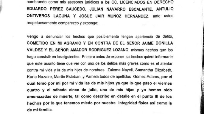 Por amenazas de muerte, alcaldesa de Tecate denuncia ante FGR al gobernador de BC