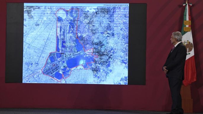 Presentan proyecto de parque Lago de Texcoco donde se construía el NAIM