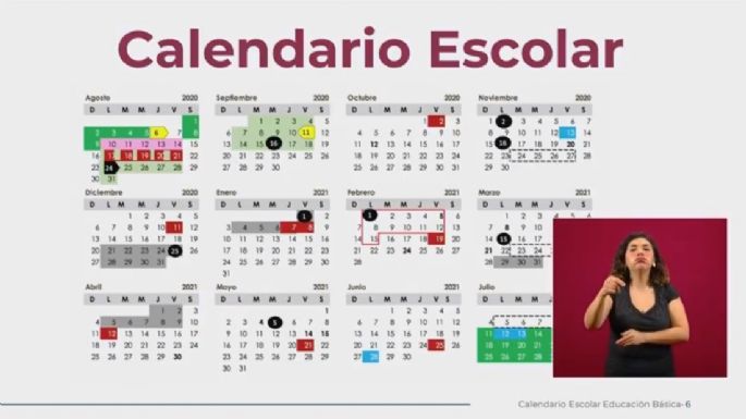 La SEP presenta el calendario escolar 2020-2021 con 190 días de clases y 9 "puentes"