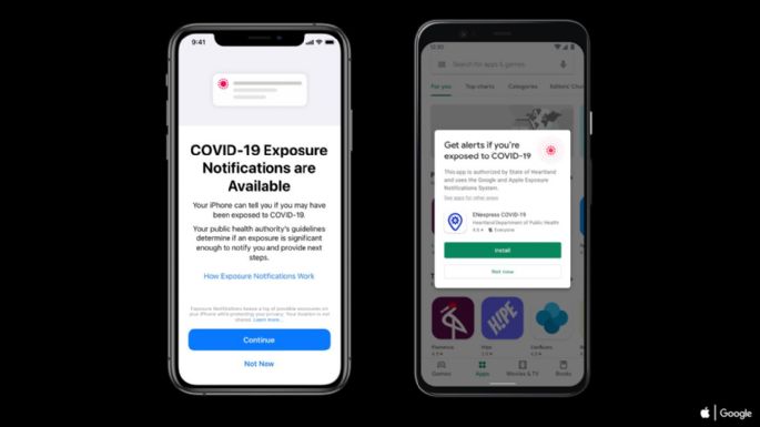 Apple y Google lanzan sistema de notificaciones de exposición a covid-19 sin necesidad de una aplicación