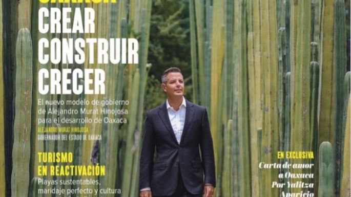 Murat aparece en la revista Forbes México y presume proyectos federales