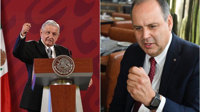 AMLO reta a Gustavo de Hoyos a plantarse en el Zócalo; el líder de Coparmex le pide audiencia