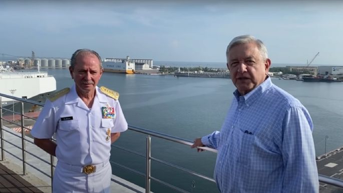 AMLO insiste en que se pondrá "orden" para recuperar los puertos